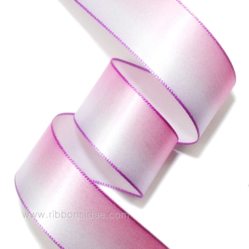 연보라/핑크 색선투톤(공단)